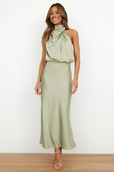 Vestido Longo Esther – Verde Claro