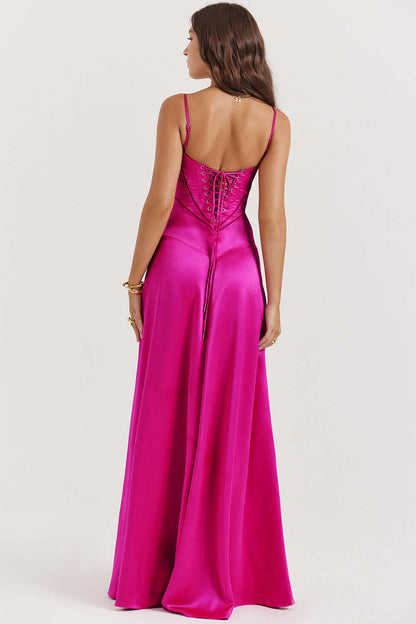 Vestido Acetinado Elegante - Maisa