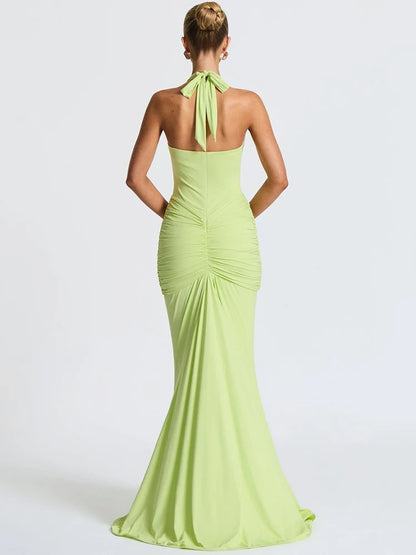 Vestido Feminino Longo Decote - Aylin