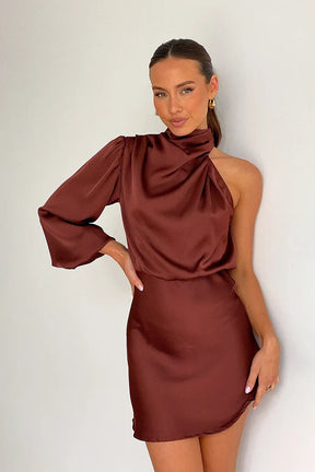 Vestido Lissy Mini – Marrom