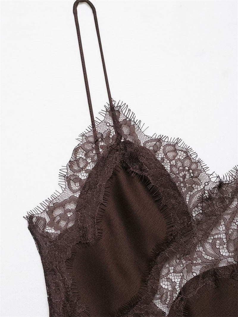 Vestido Lumière Satin – Encanto em Renda