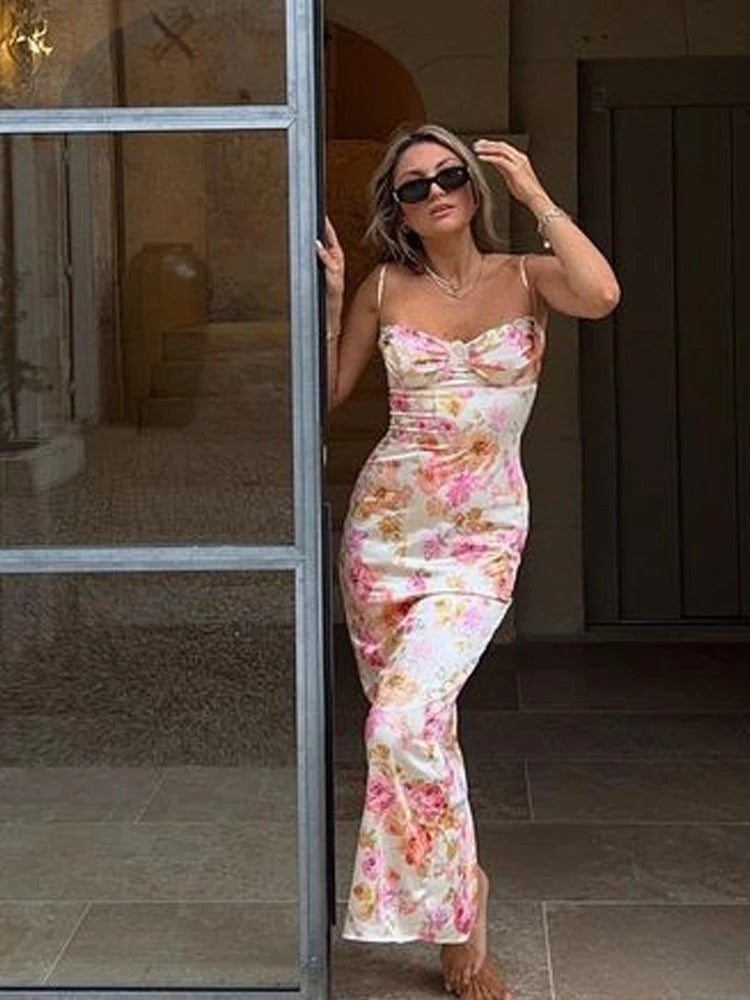 Vestido Florido Chiffon - Melissa
