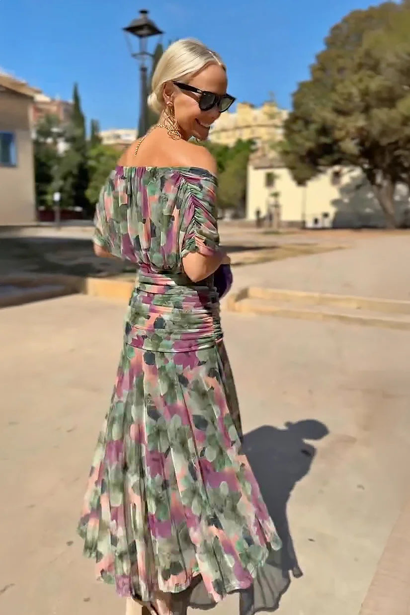 Vestido Maxi Chocolate Tulle