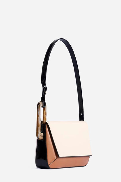 Bolsa Patchwork Colorida – Estilo Casual e Moderno