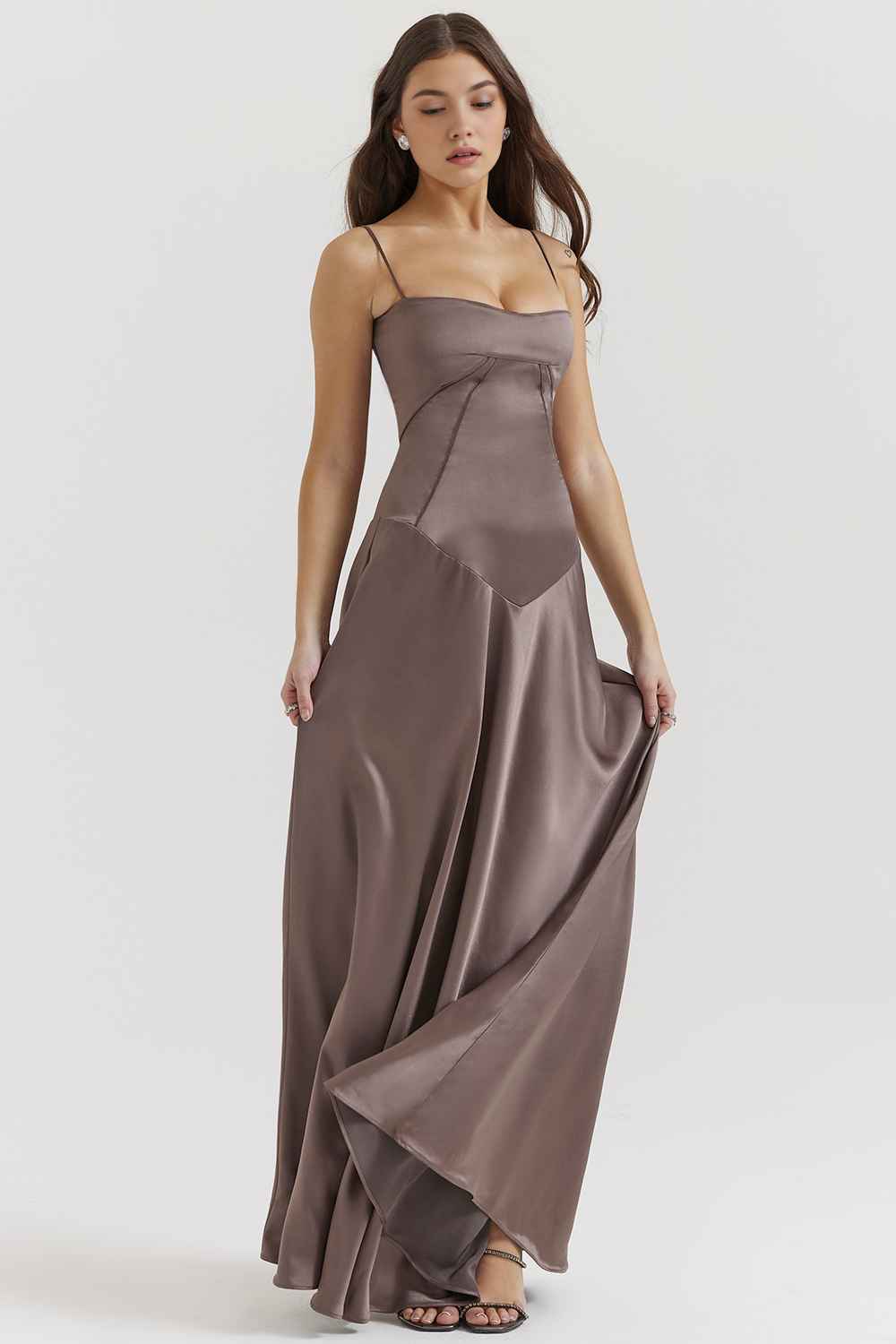 Vestido Acetinado Elegante - Maisa