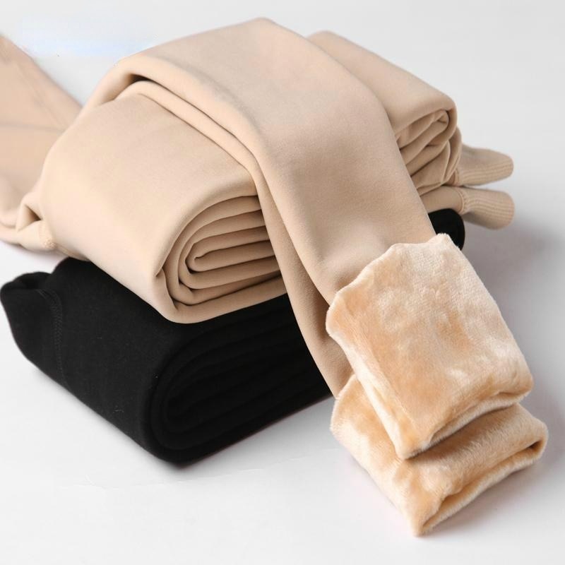 Meia-Calça Legging Aveludada Feminina