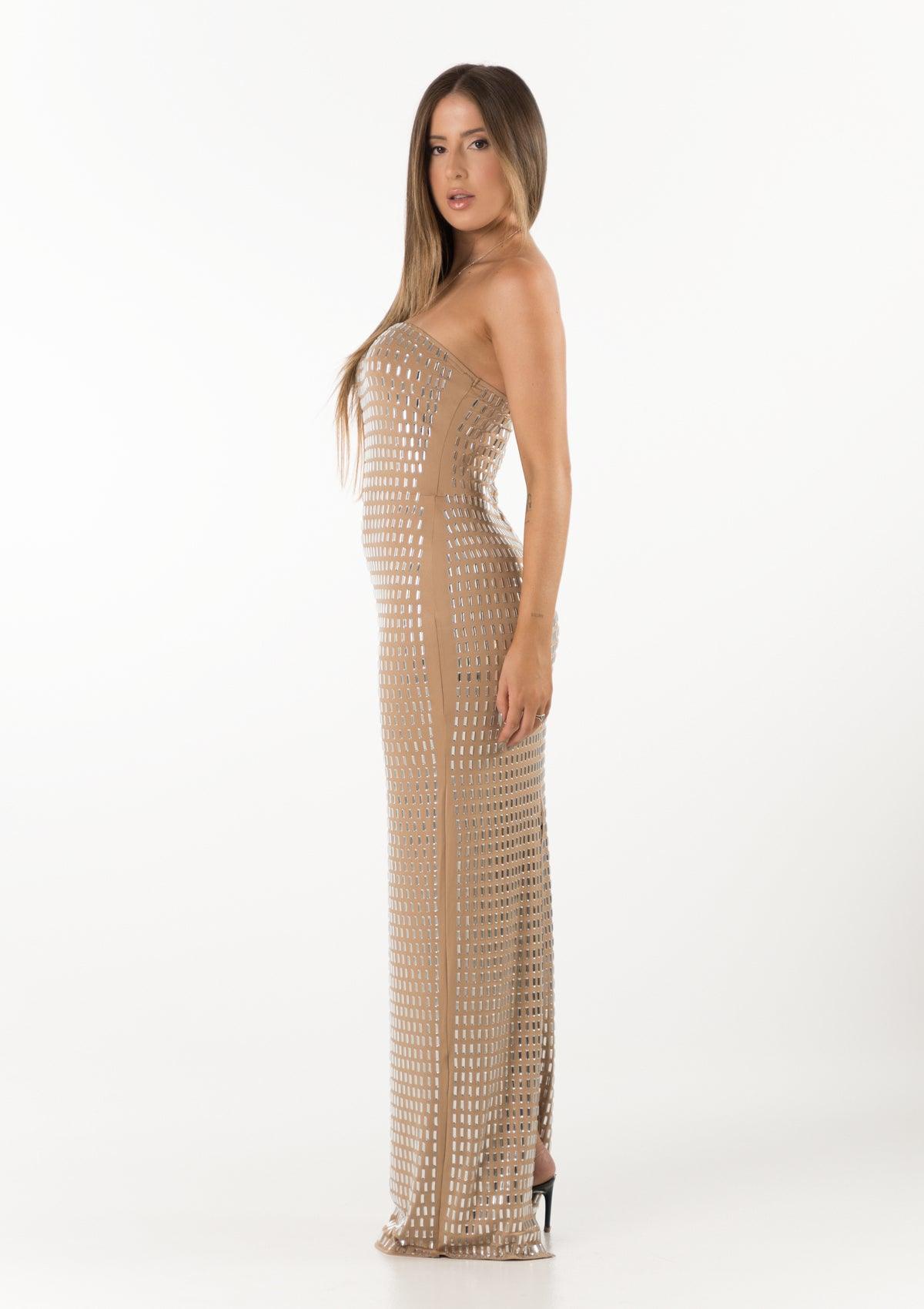 Vestido Longo Cristal Imperial