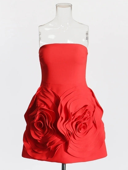Vestido Curto Vermelho - Virginia