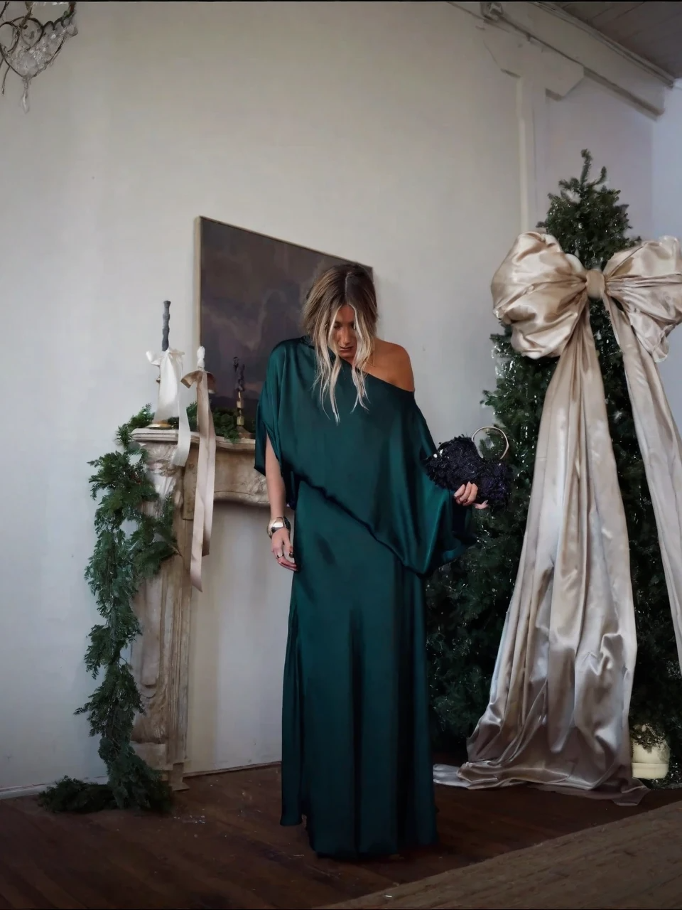 Vestido Longo Esmeralda Elegance