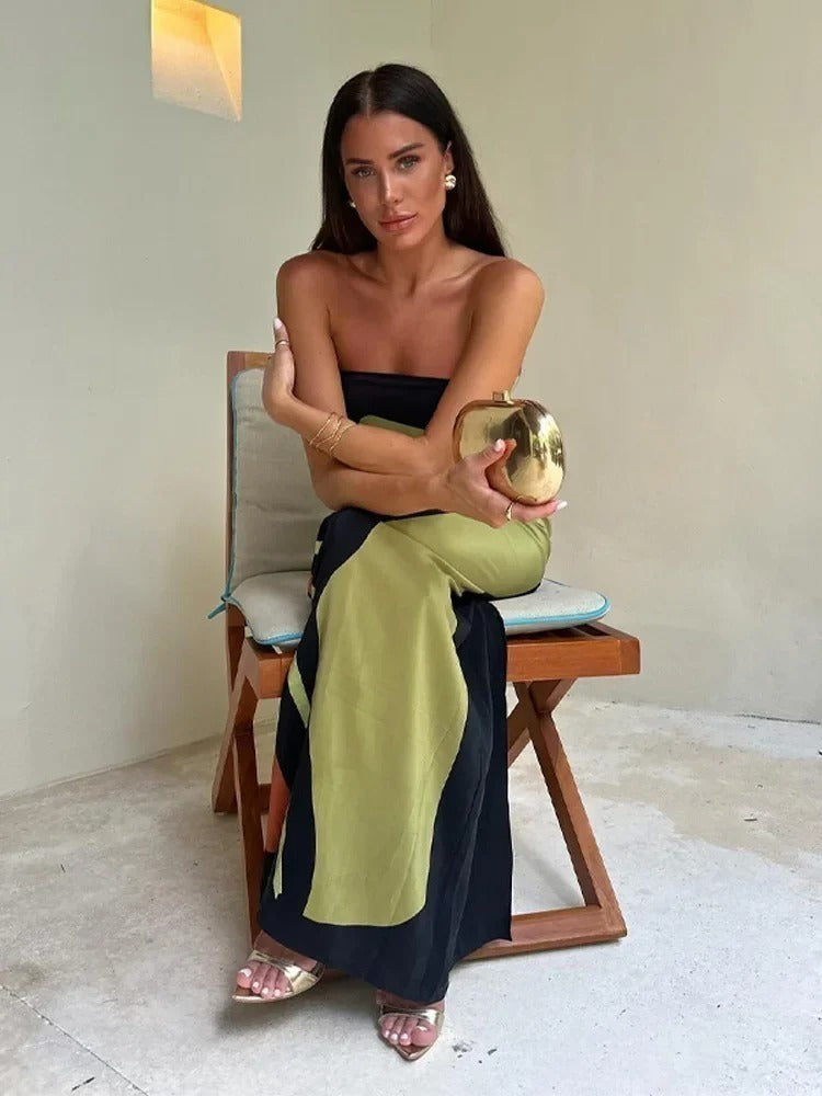 Vestido Longo Tomara que Caia Estampado - Nicole