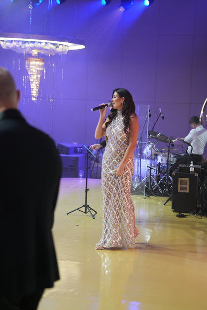 Vestido Maxi Cristal Estrela