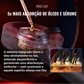 LumaHair - Escova 3 em 1 para fortalecimento dos fios