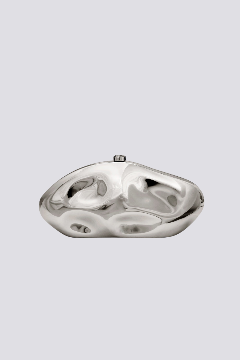 Bolsa Clutch Alixe Dent Cloud Prata