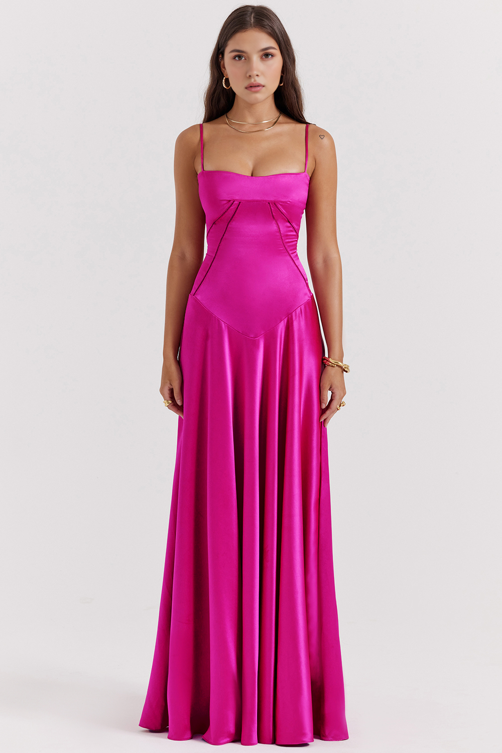 Vestido Acetinado Elegante - Maisa