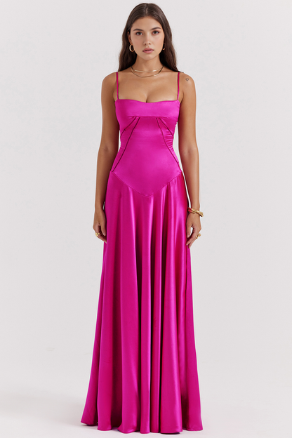 Vestido Acetinado Elegante - Maisa