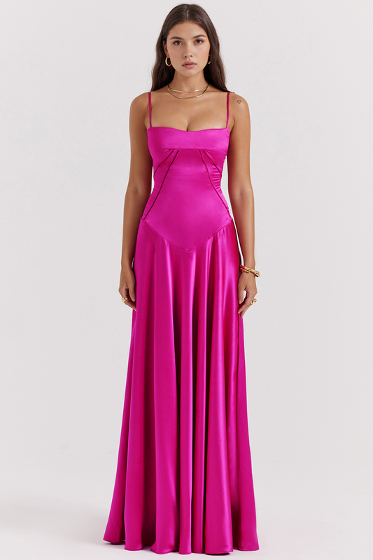 Vestido Acetinado Elegante - Maisa