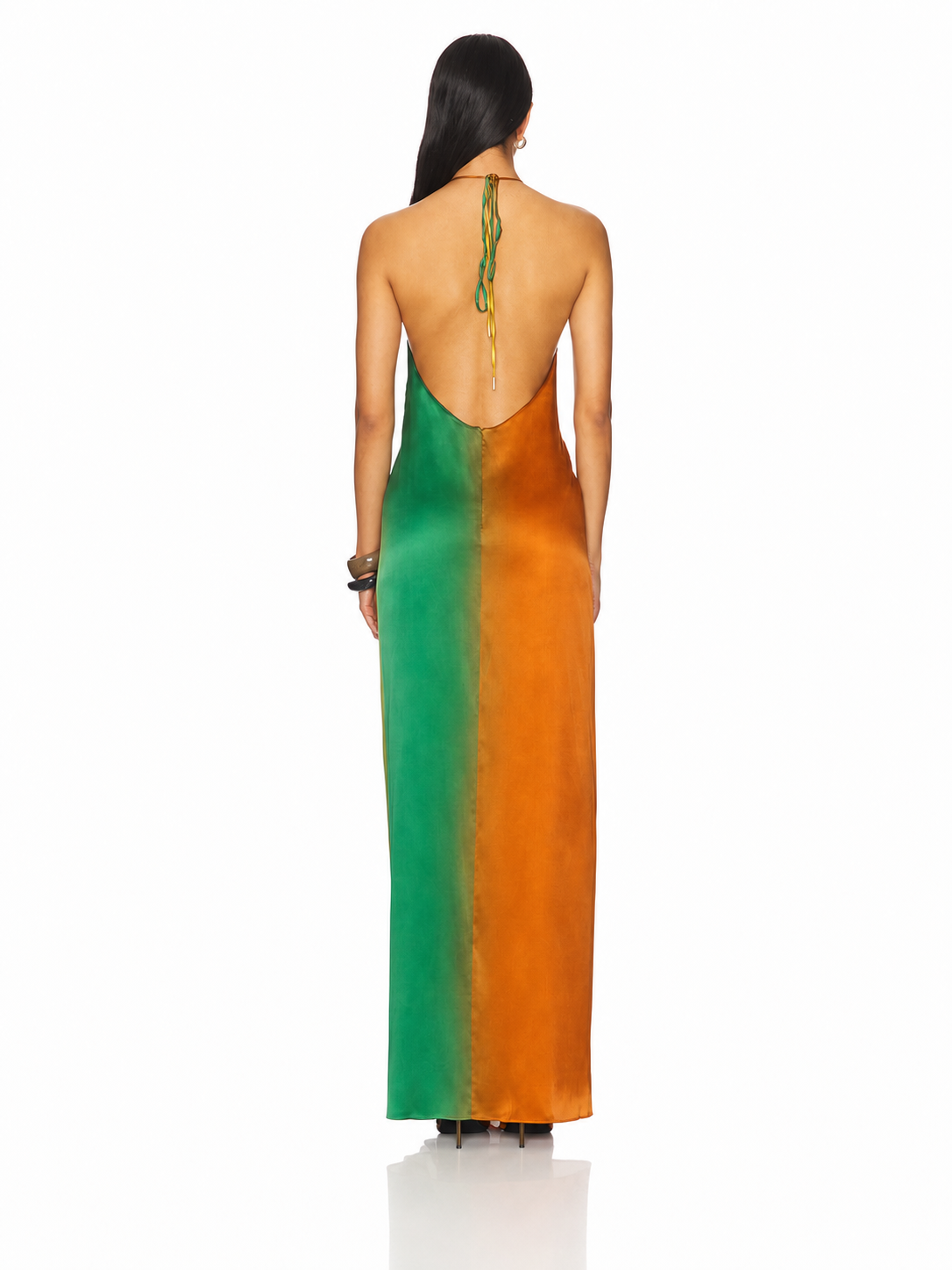 Vestido Maxi Sunset com Alças Halter