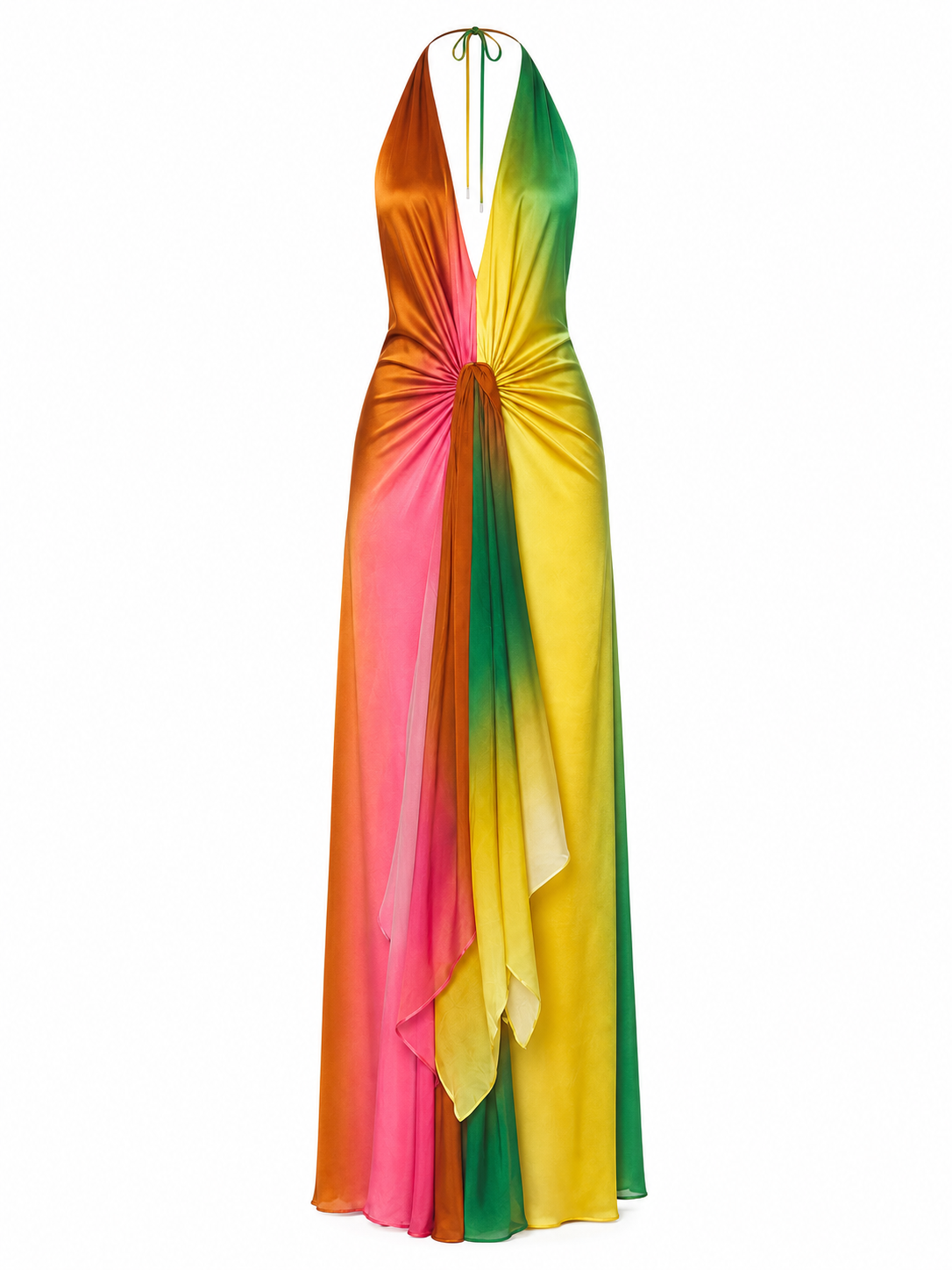 Vestido Maxi Sunset com Alças Halter