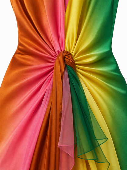 Vestido Maxi Sunset com Alças Halter