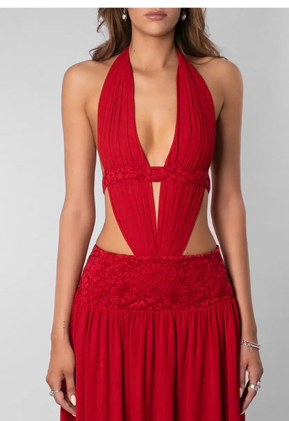 Vestido Longo Scarlett Vermelho