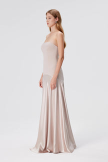 Vestido Tomara que Caia Aura – Cinza Glacial