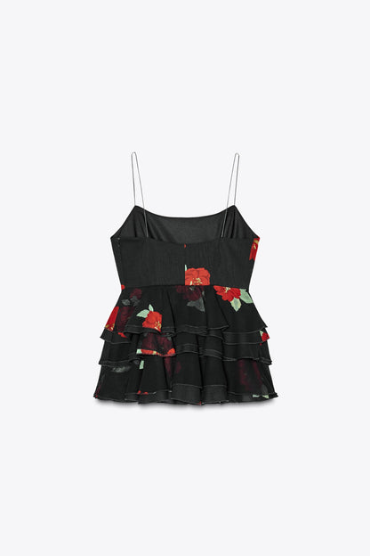 Conjunto Feminino Elegante Flores - Arena