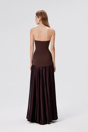 Vestido Tomara que Caia Aura – Cinza Glacial