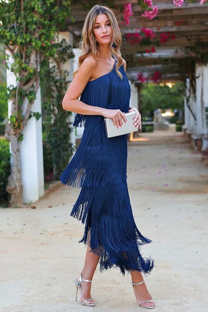 Vestido Feminino Elegante Longo - Amanda