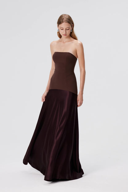 Vestido Tomara que Caia Aura – Cinza Glacial