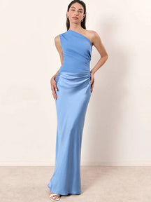 Vestido Feminino Elegante Ombro Único - Julissa