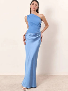 Vestido Feminino Elegante Ombro Único - Julissa