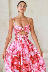 Biquíni Modesty Estampado com Recortes Elegantes