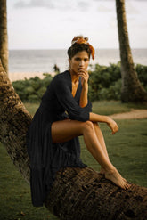 Saída de Praia Susie em Algodão com Botões