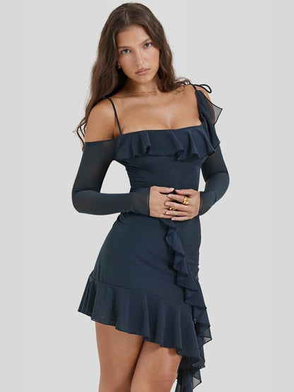 Vestido Curto Alça Fina - Sany
